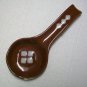 Spoon Rest - Fused Glass - Brown