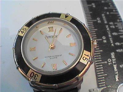 armitron watch water 100 resist quartz