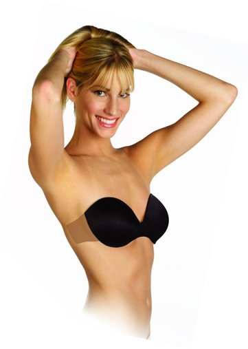 Backless & Strapless Bra w/adhesive clear wing (2 per pack) - BS-7001
