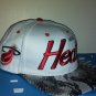 Miami heat white snakeskin snapback
