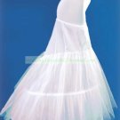 Free Shipping Bridal Accessories-White 2 Hoops Mermaid Trailing Petticoat Crinoline Underskirt PC21