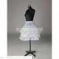 Free Shipping Bridal Accessories-White Organza Applique Flower Girl Dress Petticoat Underskirt PC23