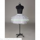 Free Shipping Bridal Accessories-White Organza Flower Girl Dress Petticoat Underskirt PC24