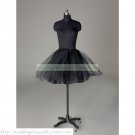 Free Shipping Bridal Accessories-Black Organza Flower Girl Dress Petticoat Underskirt PC25