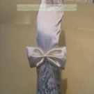 Bridal Accessories-White or Ivory Satin Bowknot Wedding Gloves G04