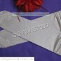 Bridal Accessories-White or Ivory Satin Beaded Wedding Gloves G07