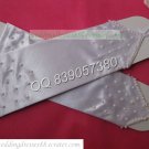 Bridal Accessories-White or Ivory Satin Beaded Wedding Gloves G09