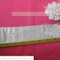 Bridal Accessories-White or Ivory Satin Ruffled Lace Beaded Wedding Gloves G12