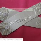 Bridal Accessories-White or Ivory Satin Finger one Small Flower Wedding Gloves G24