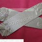 Bridal Accessories-White or Ivory Satin Finger one Small Flower Wedding Gloves G24