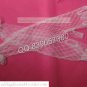 Bridal Accessories-White or Ivory or Red Organzas Finger Wedding Gloves G25