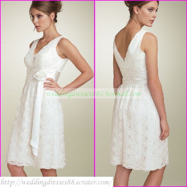 Free Shipping Double Straps White Lace Bridal Gown Waist Belt Ruffled ...