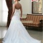 Free Shipping Long Sleeves White Organza Applique Beaded Wedding Dress With Jacket L08