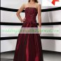 Free Shipping Long Sleeves Jacet Wine Taffeta Applique Beaded the Mother of Bridal Dress 1(41)