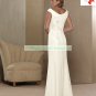 Free Shipping Hot Sale Cap Sleeves White Chiffon Embroider Beaded the Mother of Bridal Dress 1(28)