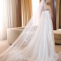 2012 Hot Sale Free Shipping Strapless White Chiffon Empire Maternity Ruffled Wedding Dress