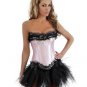 Wholesale Retail Sexy Lingerie Overbust Corset Sweetheart with Lace Up Back Underwear S04
