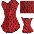 Sexy Lingerie Floral Brocade Overbust Corset Sweetheart with Lace Up Back  Bodysuits S26