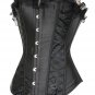 Sexy Lingerie Floral Brocade Overbust Corset Sweetheart with Lace Up Back Bodysuits S29