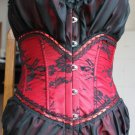 Sexy Lingerie Floral Brocade Overbust Corset Sweetheart with Lace Up Back  Bodysuits S33