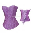 Sexy Lingerie Floral Brocade Overbust Corset Sweetheart with Lace Up Back  Bodysuits S42-3