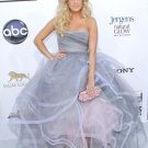 Strapless Prom Dress Silver Nude Colors Tulle Organza Quinceanera Dress A-line Ball Gown