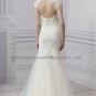 2012 New Style White Ivory Lace Applique Beaded Mermaid Bridal Gown wedding dress CS2