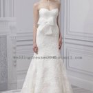 2012 New Style White Ivory Lace Mermaid Bridal Gown wedding dress CS4