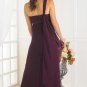 2012 Hot Sale One Shoulder Red Chiffon Pleat Bridesmaid Dress Evening Dress