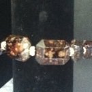 acrylic stone bracelet in brown