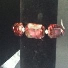 acrylic stone bracelet in red