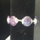 purple blacklace marble bracelet