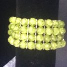 chunky lime green bracelet