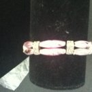 irridescent pink tribal style bracelet