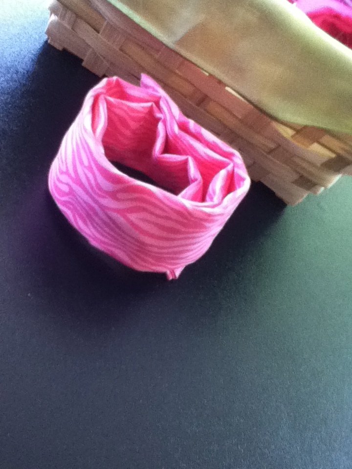 Pink Zebra Print Wrist Wrap