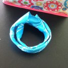 Blue Bandanna Style Head Wrap