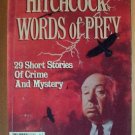 ALFRED HITCHCOCK's WORDS OF PREY, Softcover 1986, Scarce