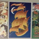 GREGG ALLMAN Rock Concert Poster SET (3 pieces), Fillmore, JIM PHILLIPS design