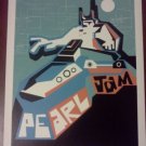PEARL JAM Rock Concert Poster, Spain 2000, AMES BROS DESIGN - 9" x 12"