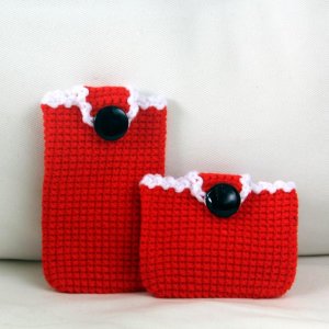 Festive cardholder (Red)