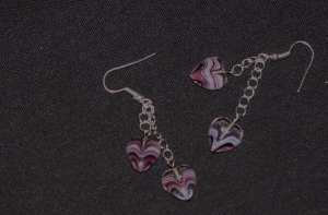 Purple Heart Dangles