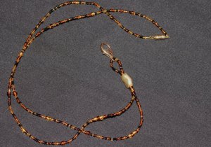 Brown & Gold Lanyard