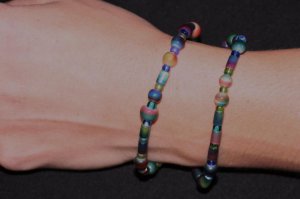 Multi-colored stretch