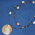 Double-strand shell pendant