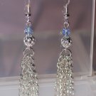 Blue & Silver Sparkle Tassels