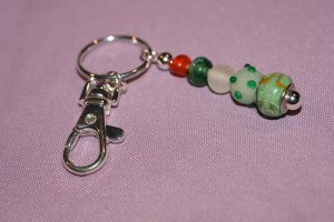 Green key chain
