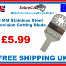Sabrecut 10mm Stainless Steel Multi Tool Blade. For Bosch Fein Worx Oscillating Multi-tools.
