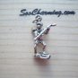 NEW 925 Sterling Silver Charm 3-D *Golf Angel* Sport Guardian