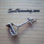 NEW 925 Sterling Silver Charm 3-D *Old push Lawn Mower*Garden Grass yard
