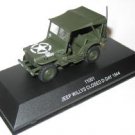Jeep Willys closed D-Day 1944 1/43 die cast model car (Rare)